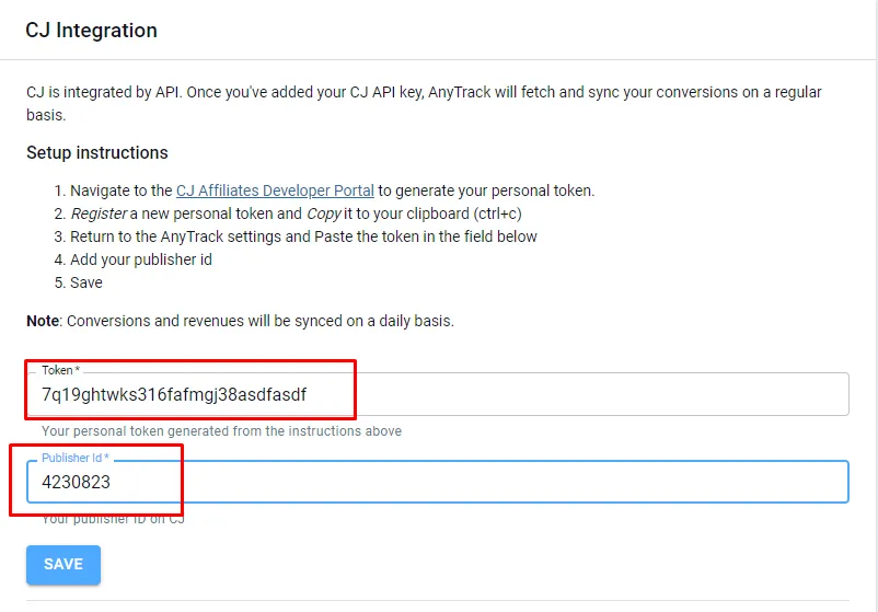 CJ Affiliates API Integration