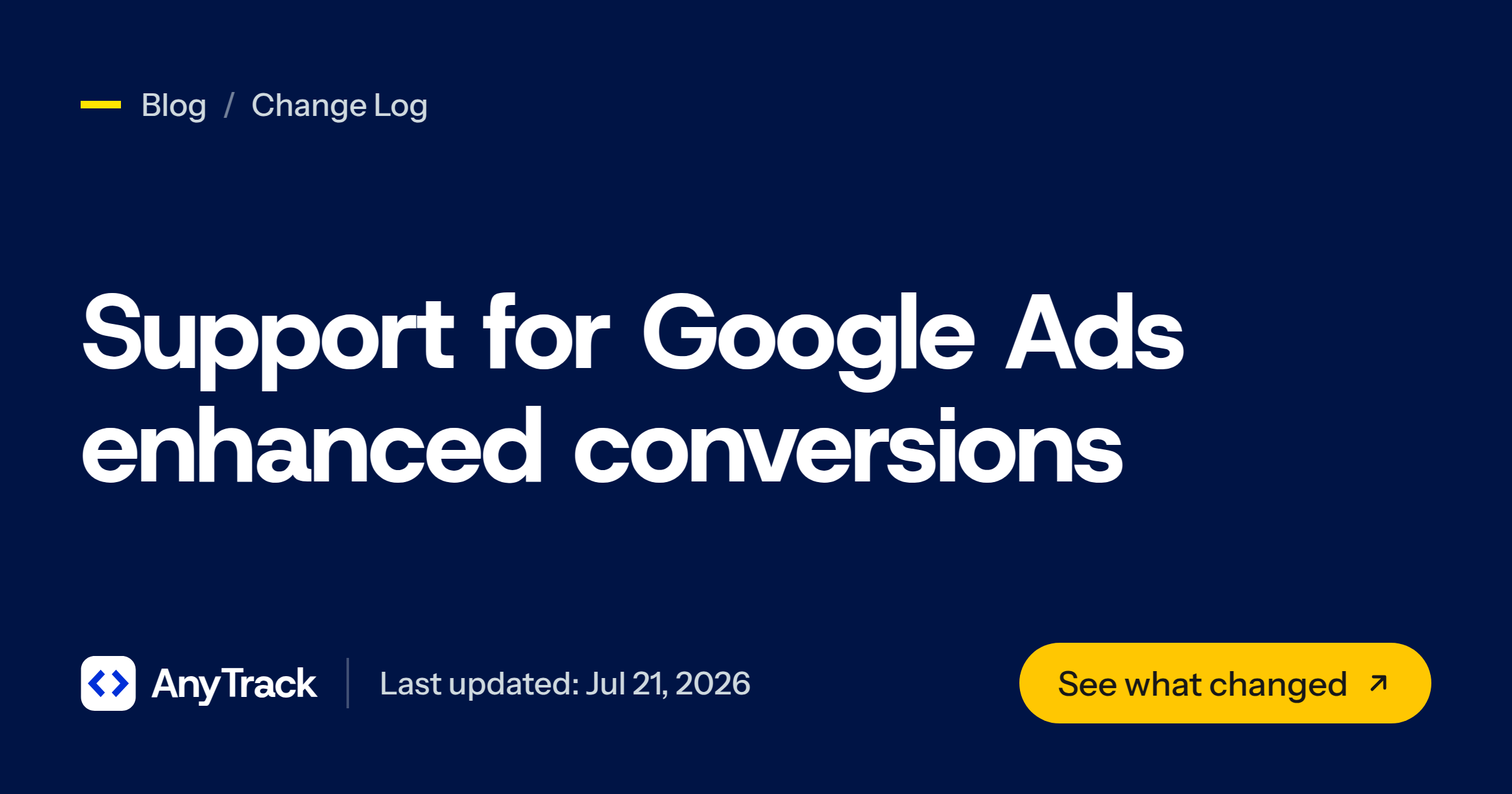 Support for Google Ads enhanced conversions