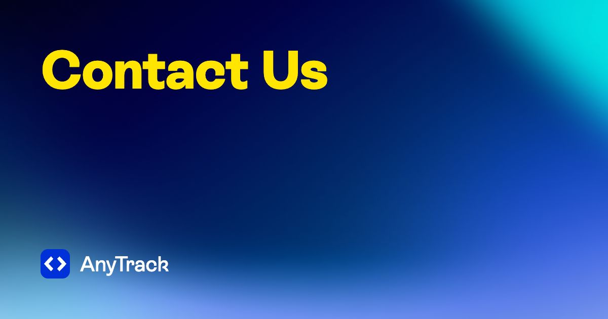 Contact Us | AnyTrack